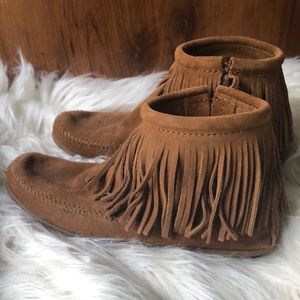 Minnetonka Fringe Booties